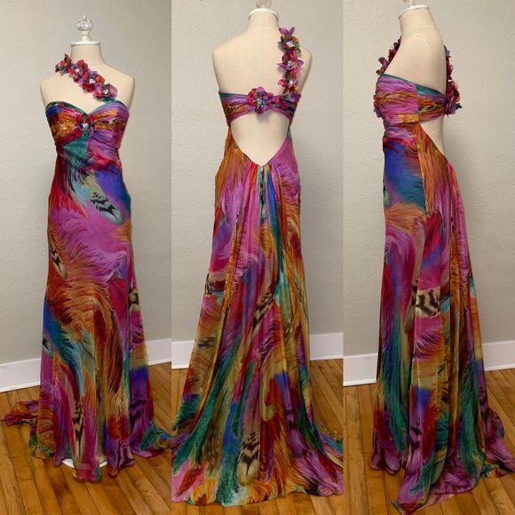 Mori Lee by Madeline Gardner Multicolor Formal Dress - Picture 2 of 9